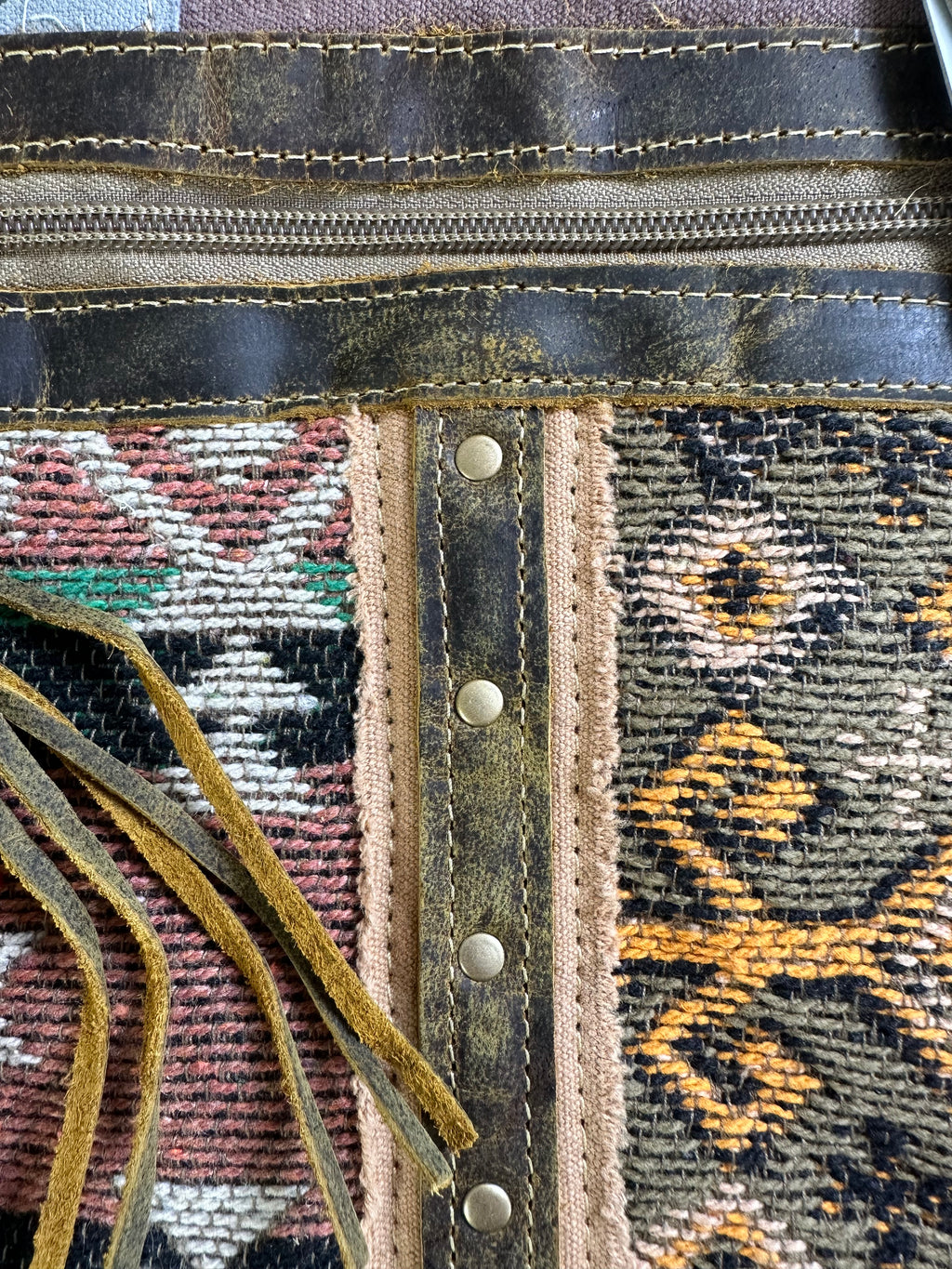 Myra Bag New w Tags Package Backpack Rigaud Rail Rug Canvas Southwest tribal