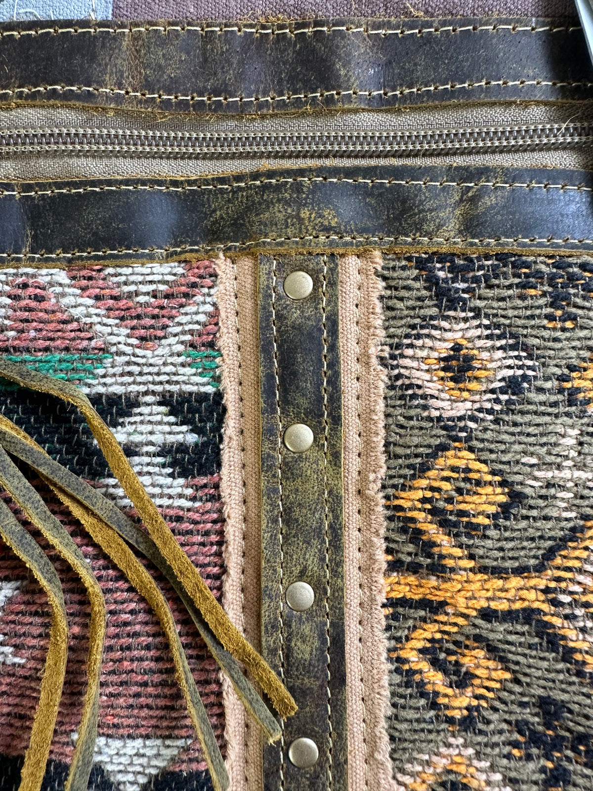 Myra Bag New w Tags Package Backpack Rigaud Rail Rug Canvas Southwest tribal