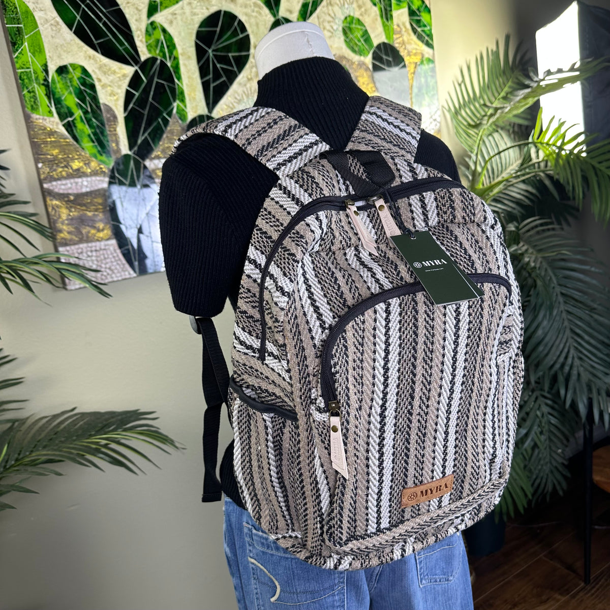 Myra Bag Backpack NEW Wanderweave Full size Computer sleeve  Boho Western